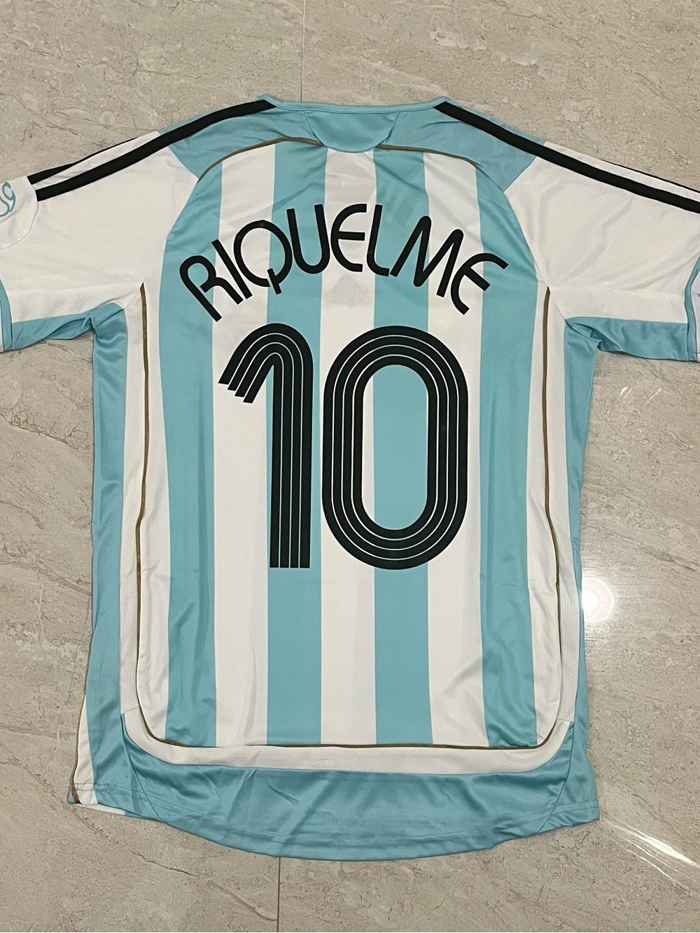 Argentina 2006 World Cup Home jersey - Riquelme #10 US SIZE LARGE